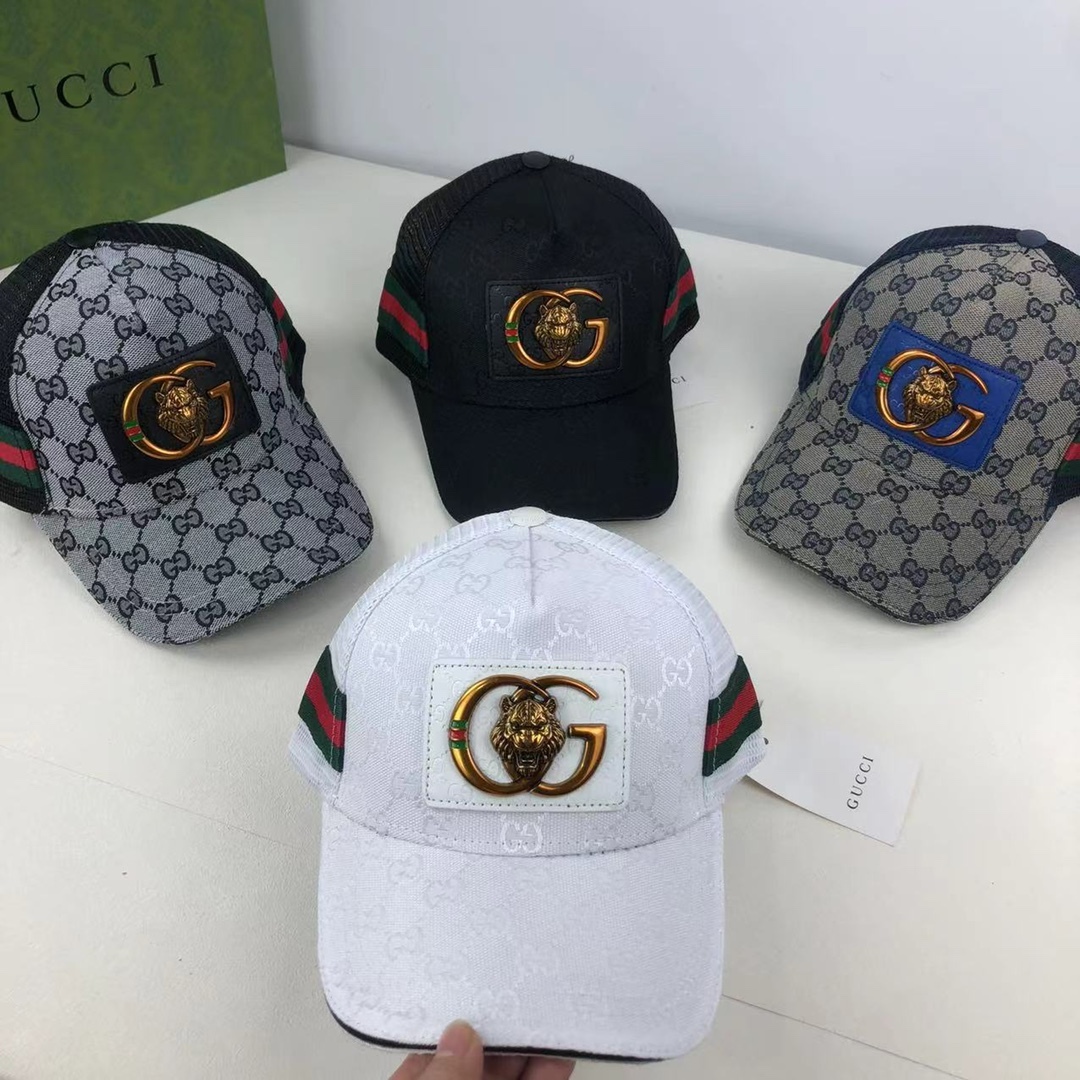 Half Net Double G Metal Logo Premium Mash Cap