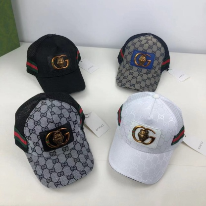 Half Net Double G Metal Logo Premium Mash Cap