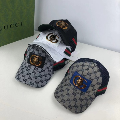 Half Net Double G Metal Logo Premium Mash Cap