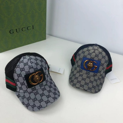 Half Net Double G Metal Logo Premium Mash Cap