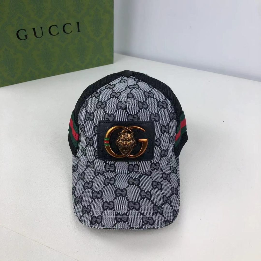 Half Net Double G Metal Logo Premium Mash Cap