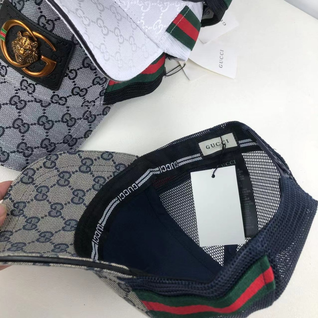 Half Net Double G Metal Logo Premium Mash Cap