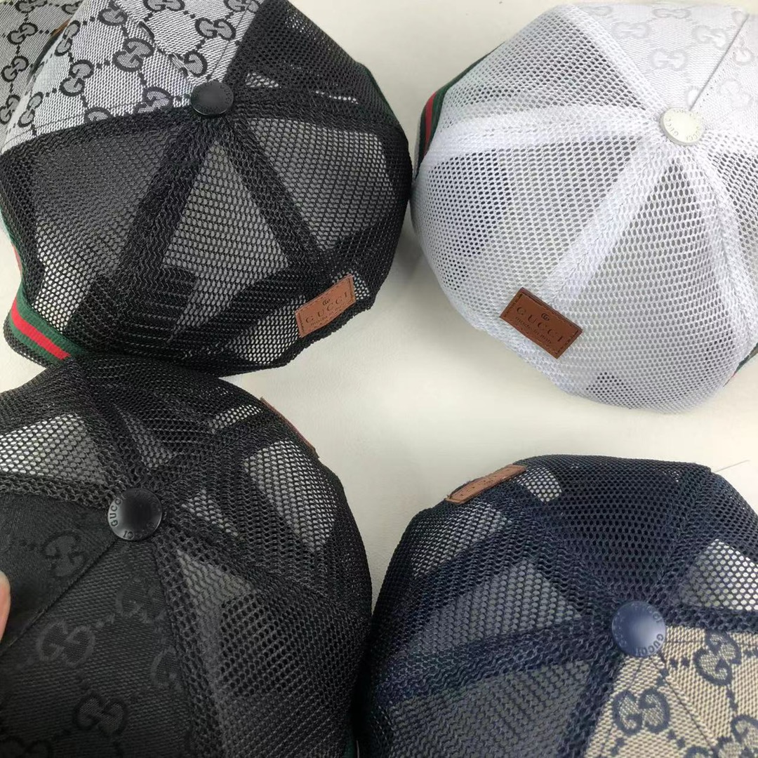 Half Net Double G Metal Logo Premium Mash Cap