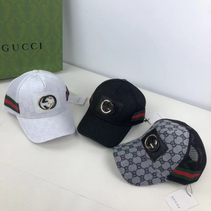 Half Net Double G Metal Logo Premium Mash Cap