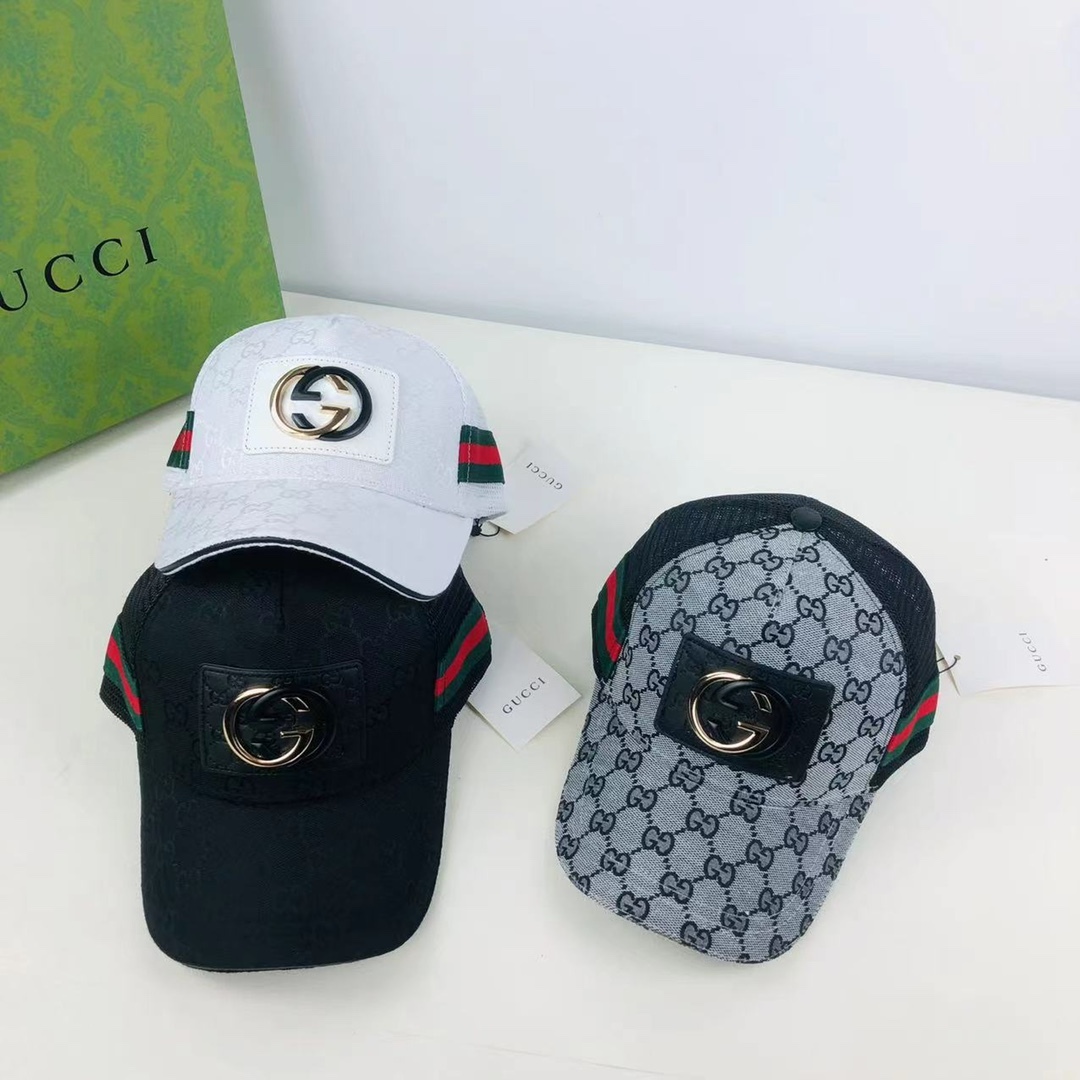 Half Net Double G Metal Logo Premium Mash Cap