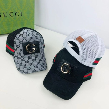 Half Net Double G Metal Logo Premium Mash Cap