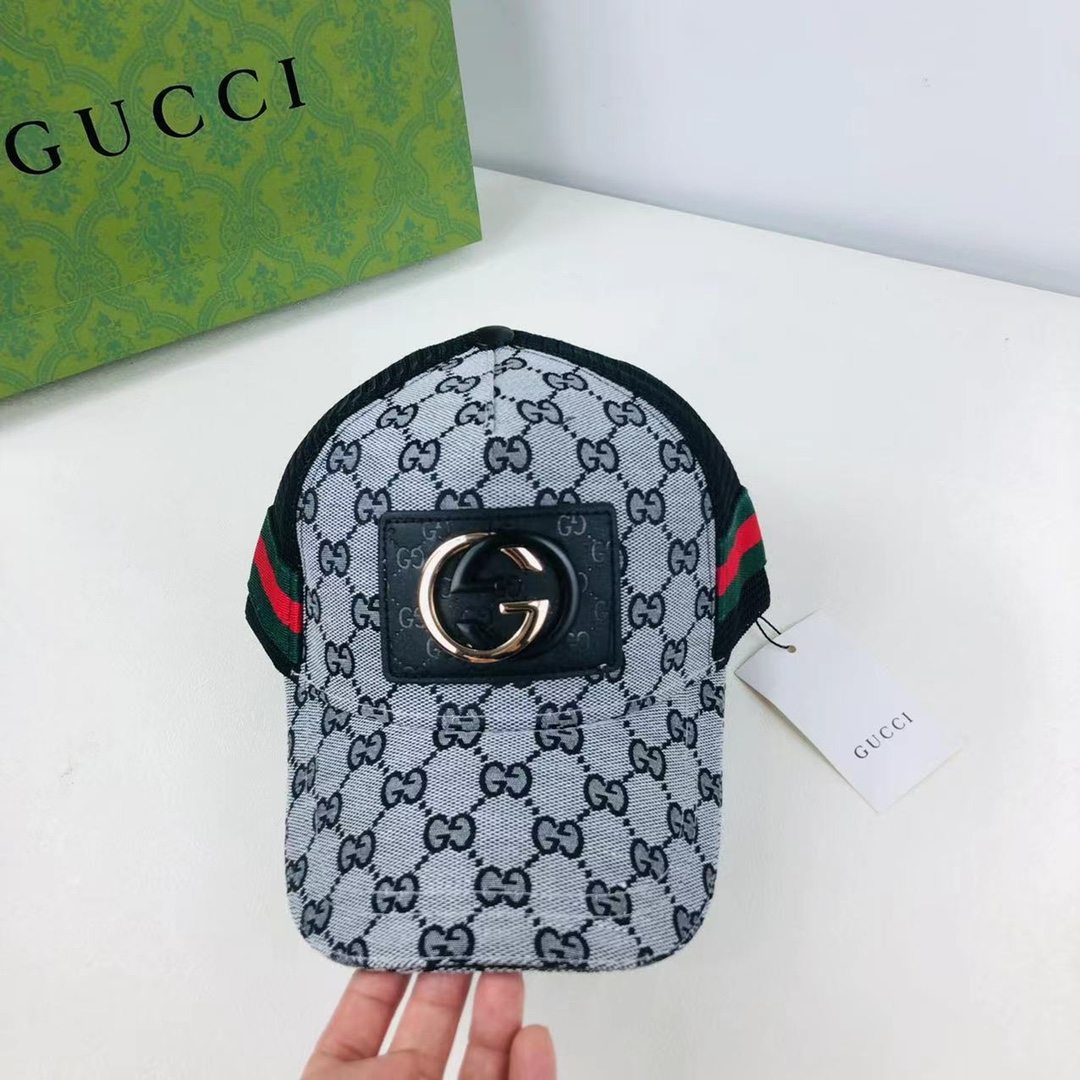 Half Net Double G Metal Logo Premium Mash Cap