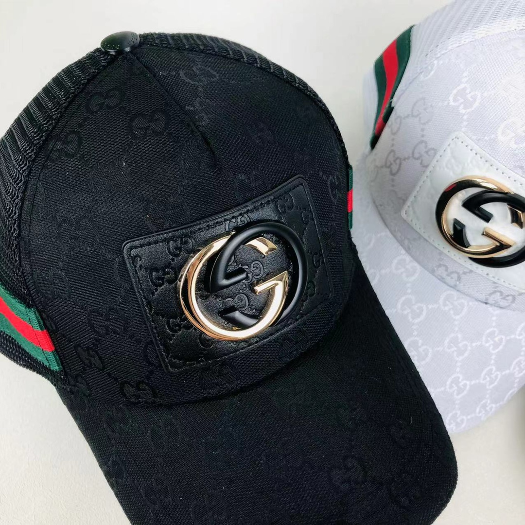 Half Net Double G Metal Logo Premium Mash Cap