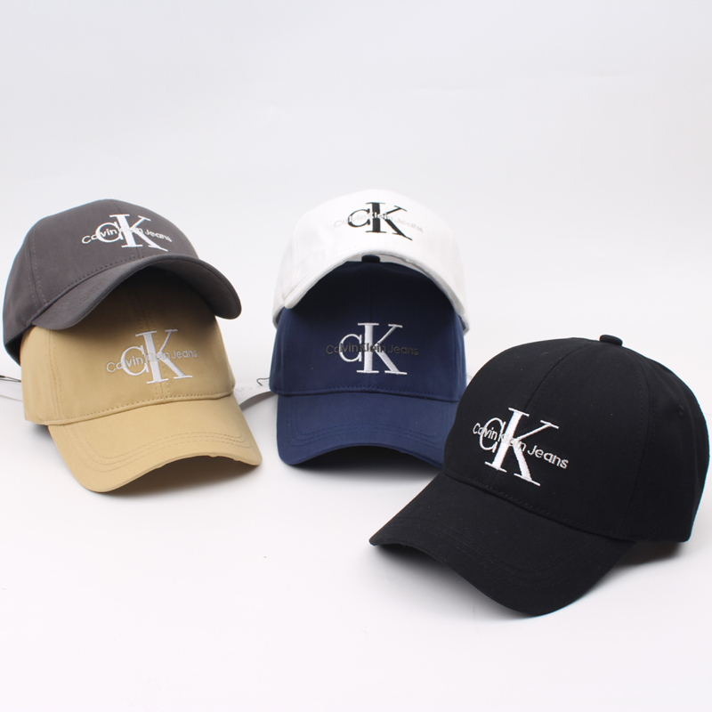 Jeans Monogram Embroidered Cap