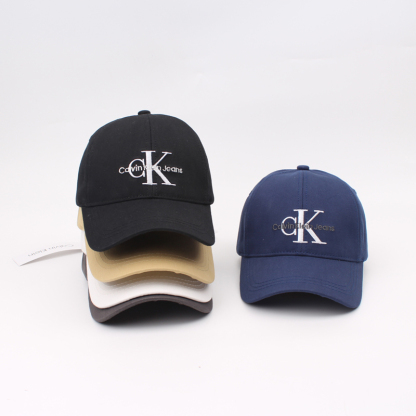 Jeans Monogram Embroidered Cap