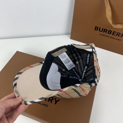 Logo Plaid Baseball Cap