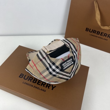 Logo Plaid Baseball Cap