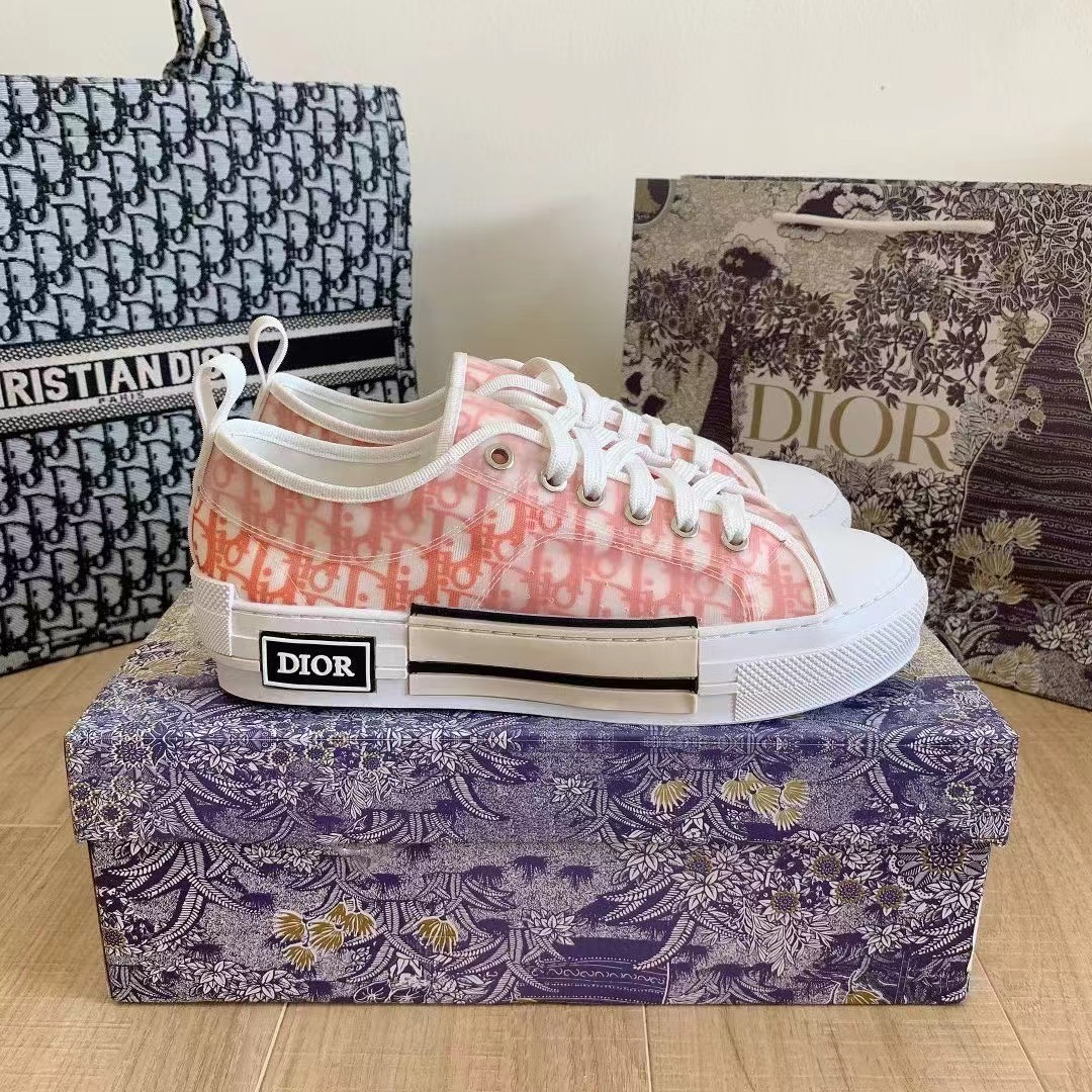 B23 Low-Top Sneaker Orange Oblique Canvas