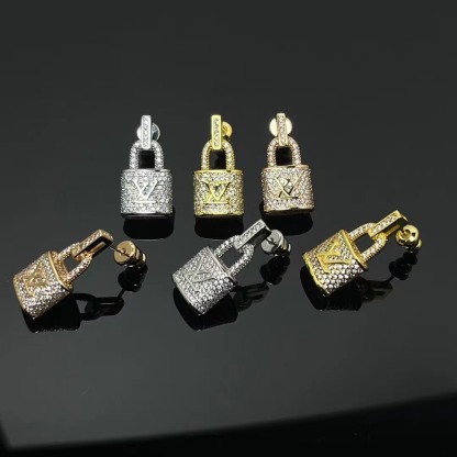 Lock It Padlock Pendant, White Gold and Pavé Diamond