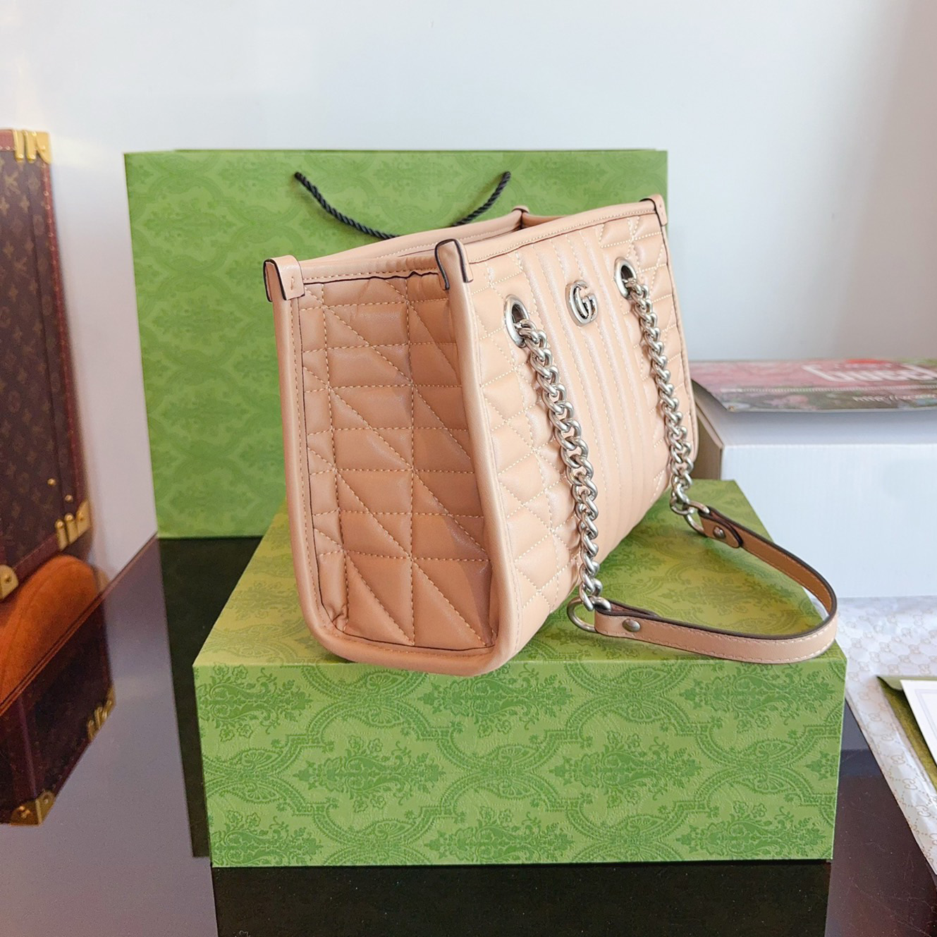 Matelasse GG Marmont Tote Bag