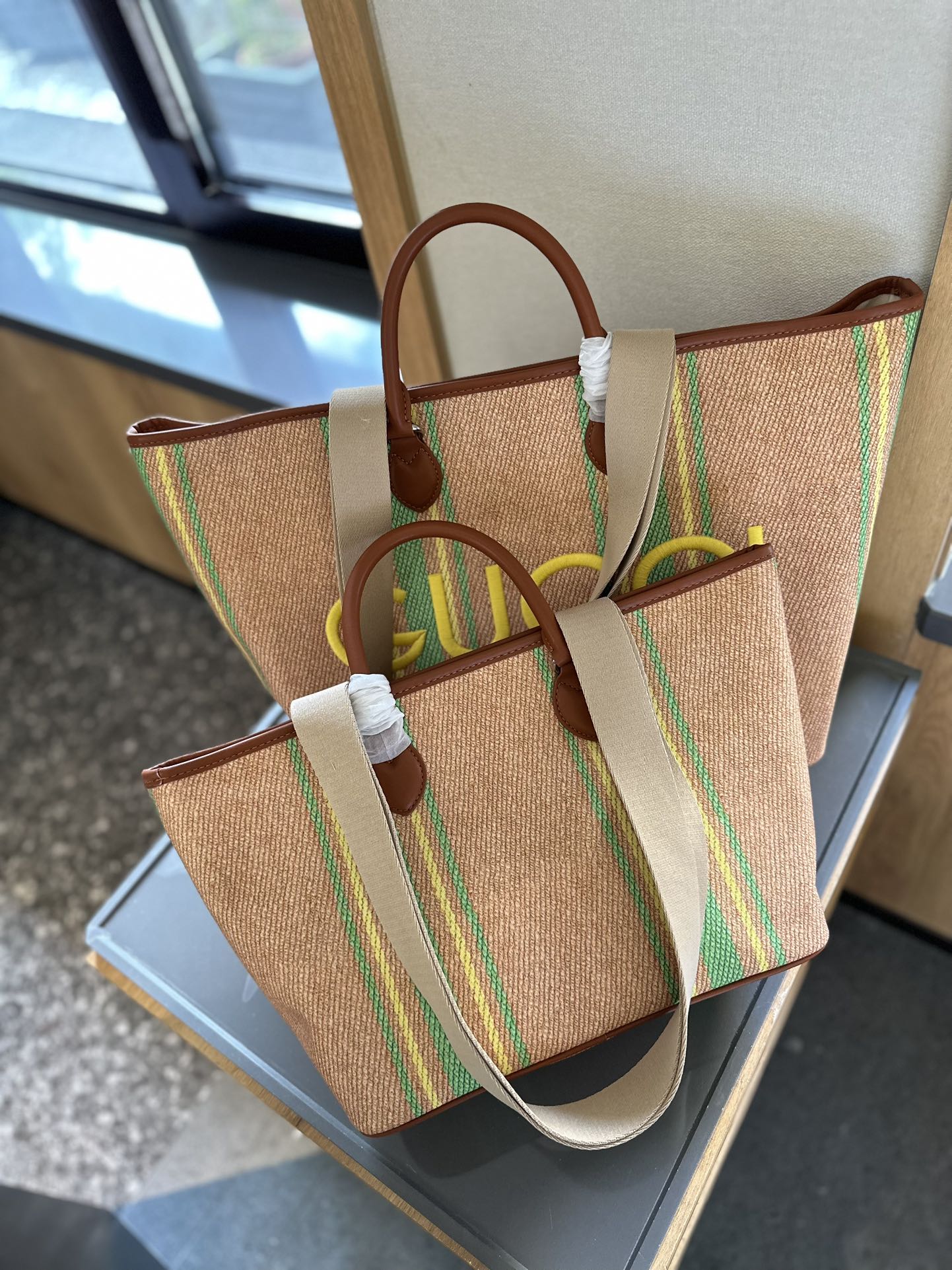 LARGE TOTE BAG WITH EMBROIDERY