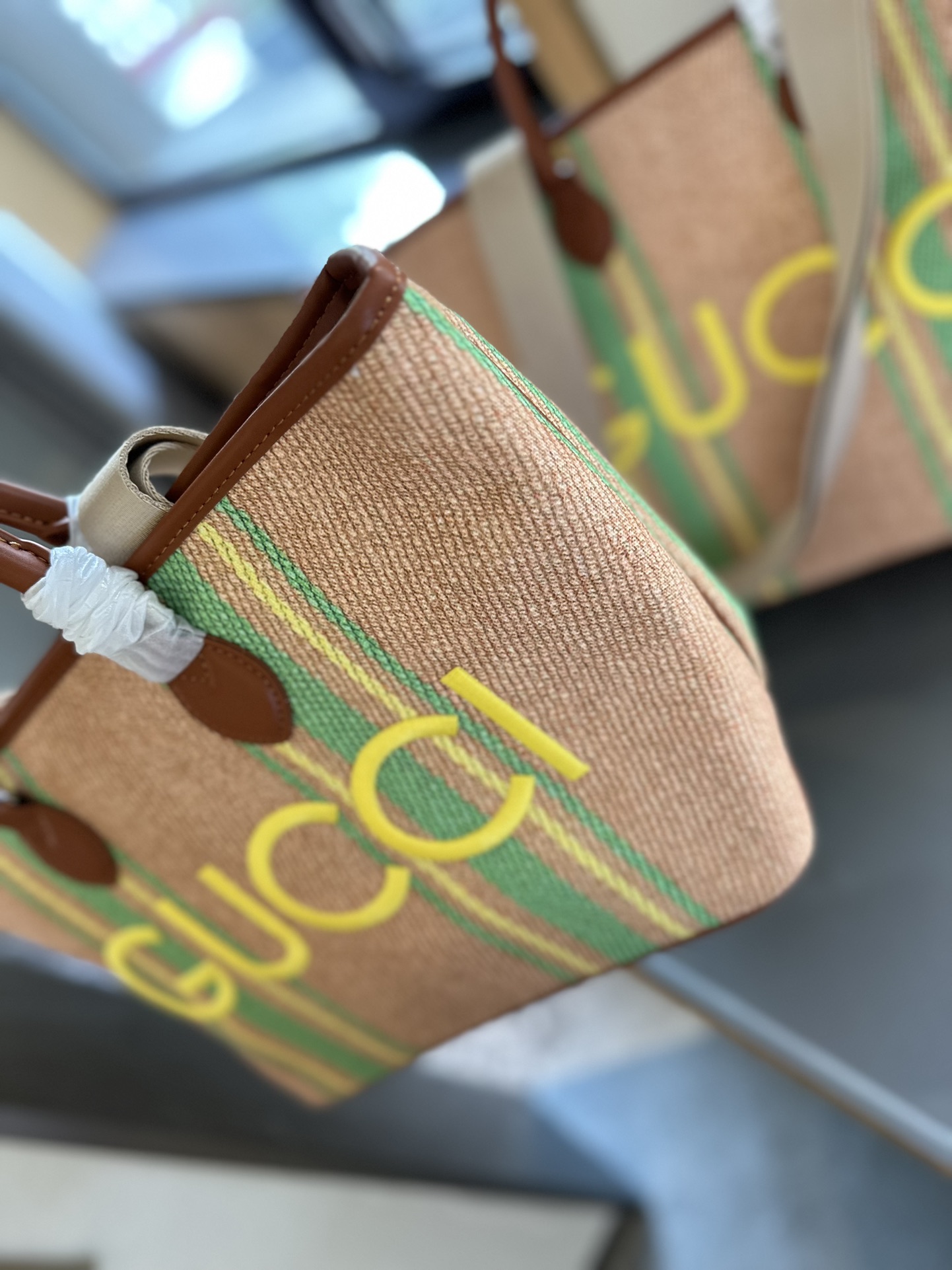 LARGE TOTE BAG WITH EMBROIDERY