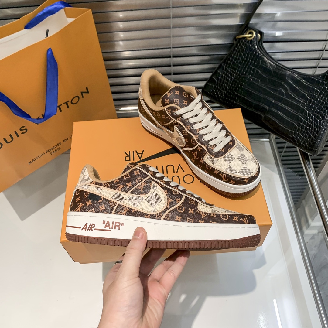 Air Force 1 Low "Virgil Abloh - Coffee" sneakers