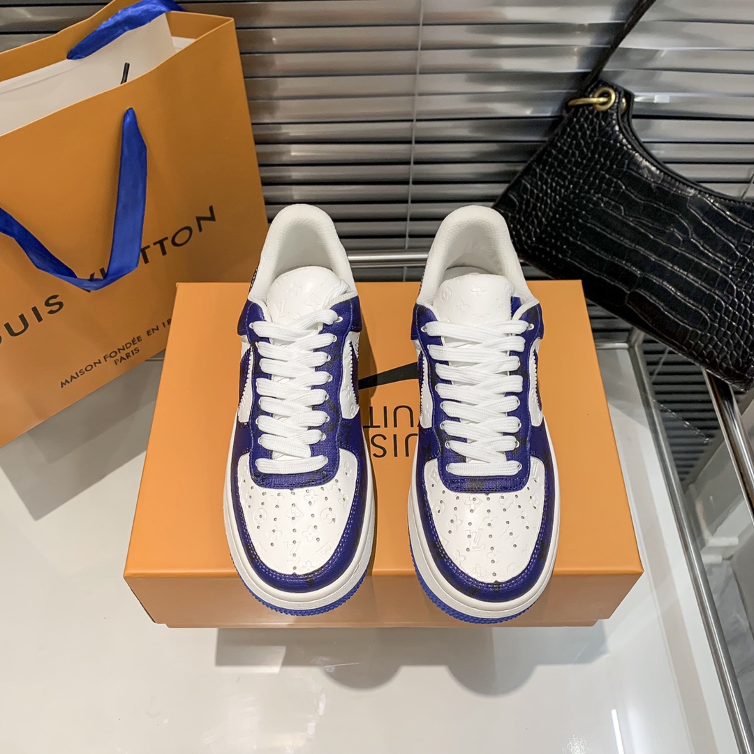 Air Force 1 Low "Virgil Abloh - White/Blue" sneakers
