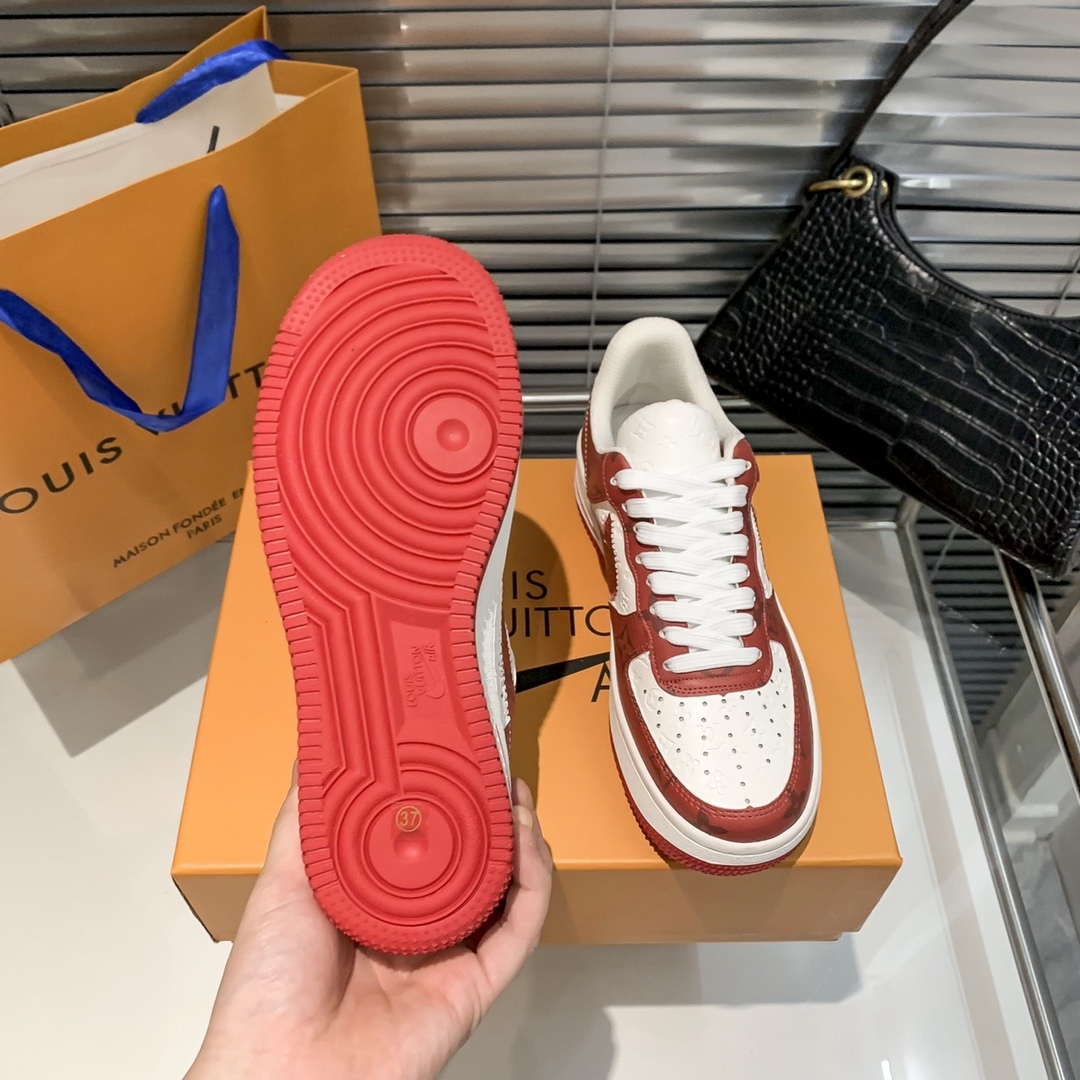Air Force 1 Low "Virgil Abloh - White/Red" sneakers