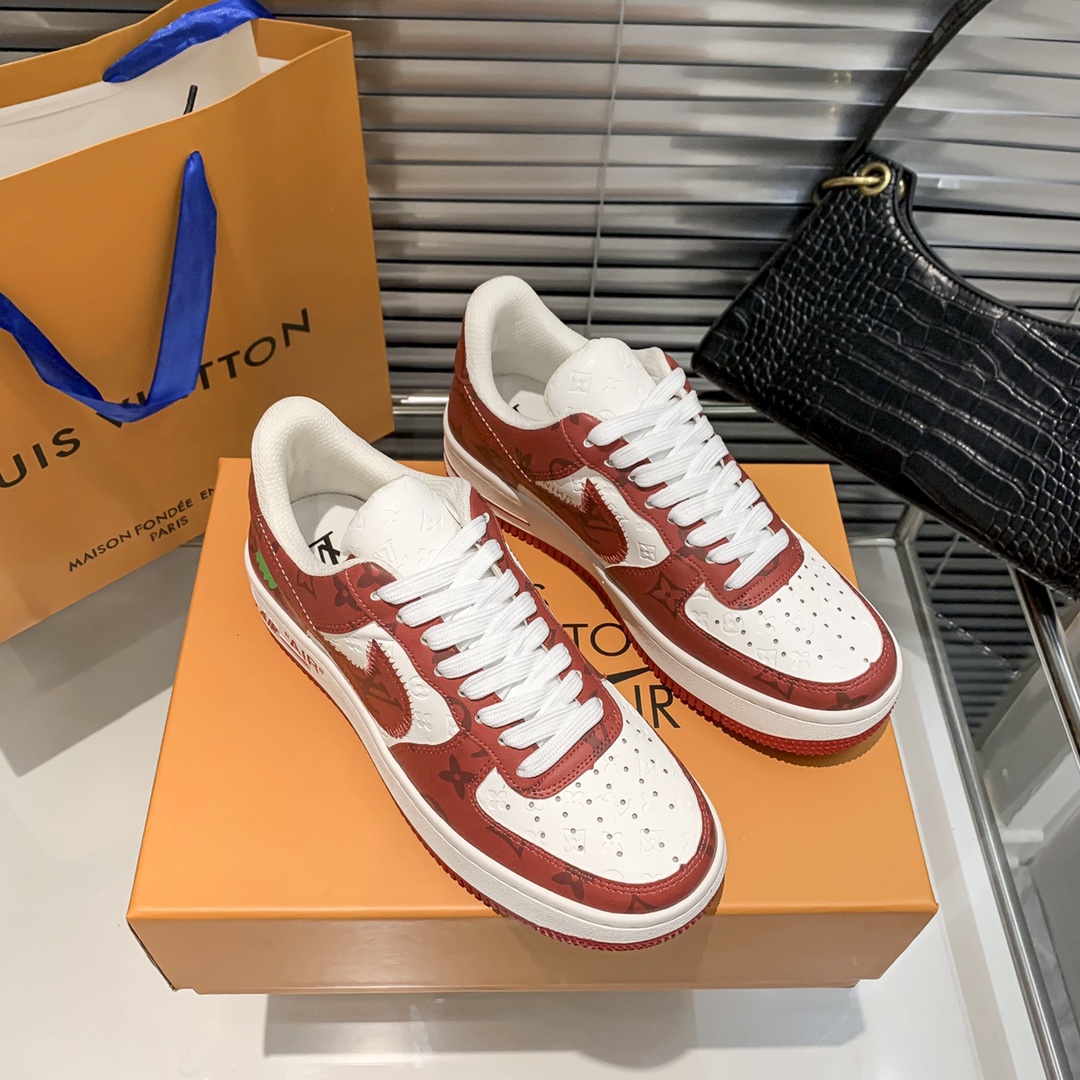 Air Force 1 Low "Virgil Abloh - White/Red" sneakers