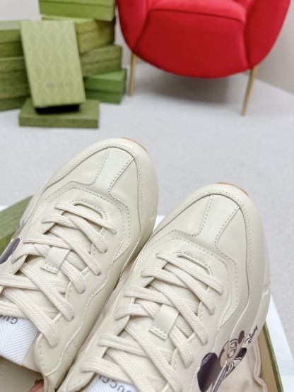 Calfskin Mickey Mouse Womens Rhyton Sneakers