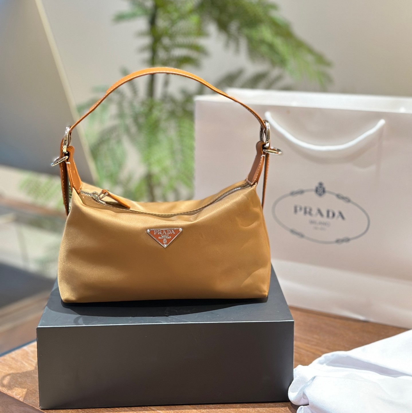 Re-Edition 2005 Re-Nylon and Saffiano mini bag