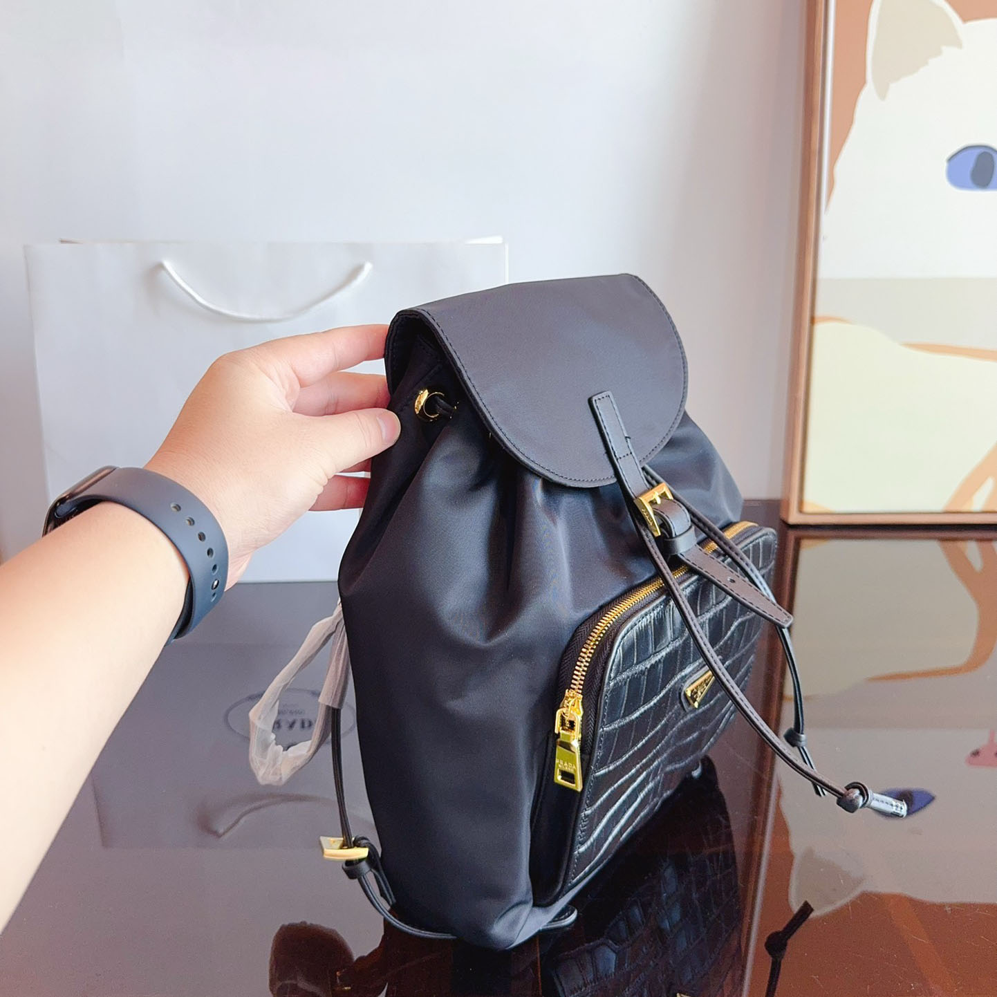 Tessuto Nylon Backpack