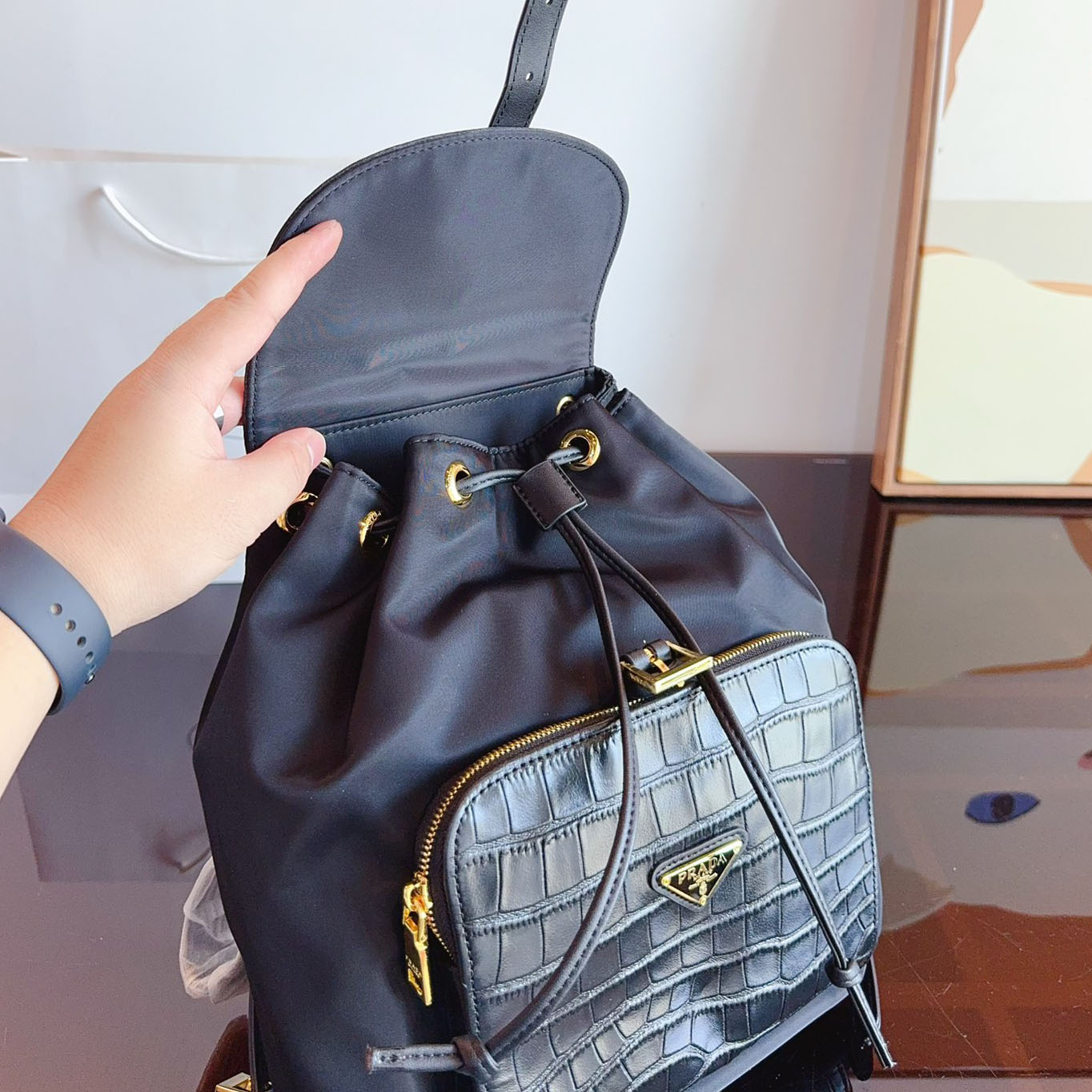 Tessuto Nylon Backpack