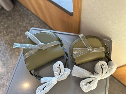 Gate Dual bag in soft calfskin and jacquard