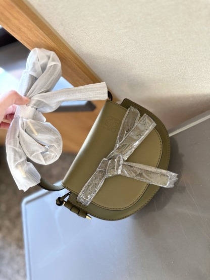 Gate Dual bag in soft calfskin and jacquard