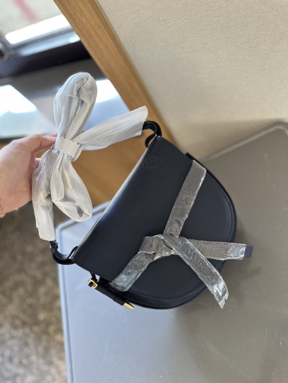 Gate Dual bag in soft calfskin and jacquard