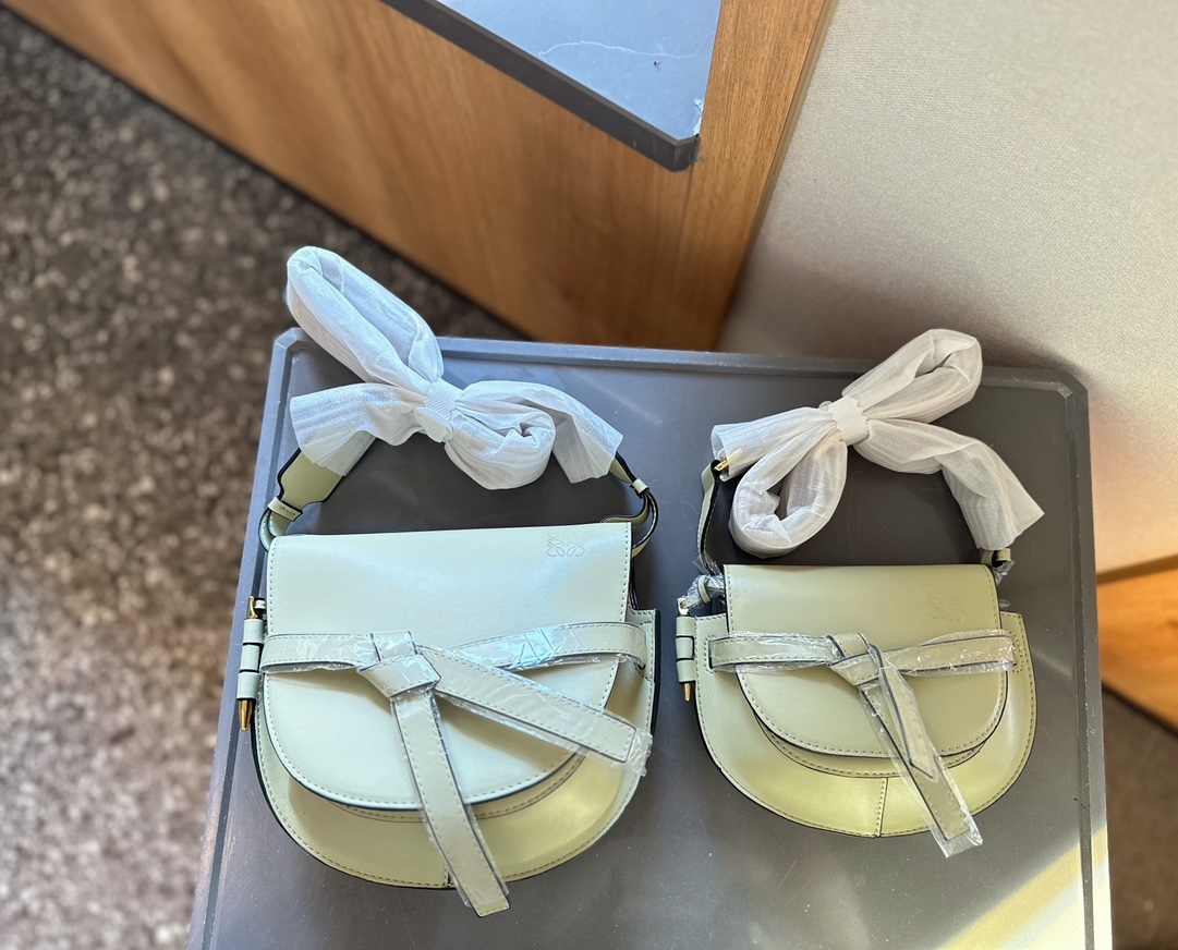 Gate Dual bag in soft calfskin and jacquard