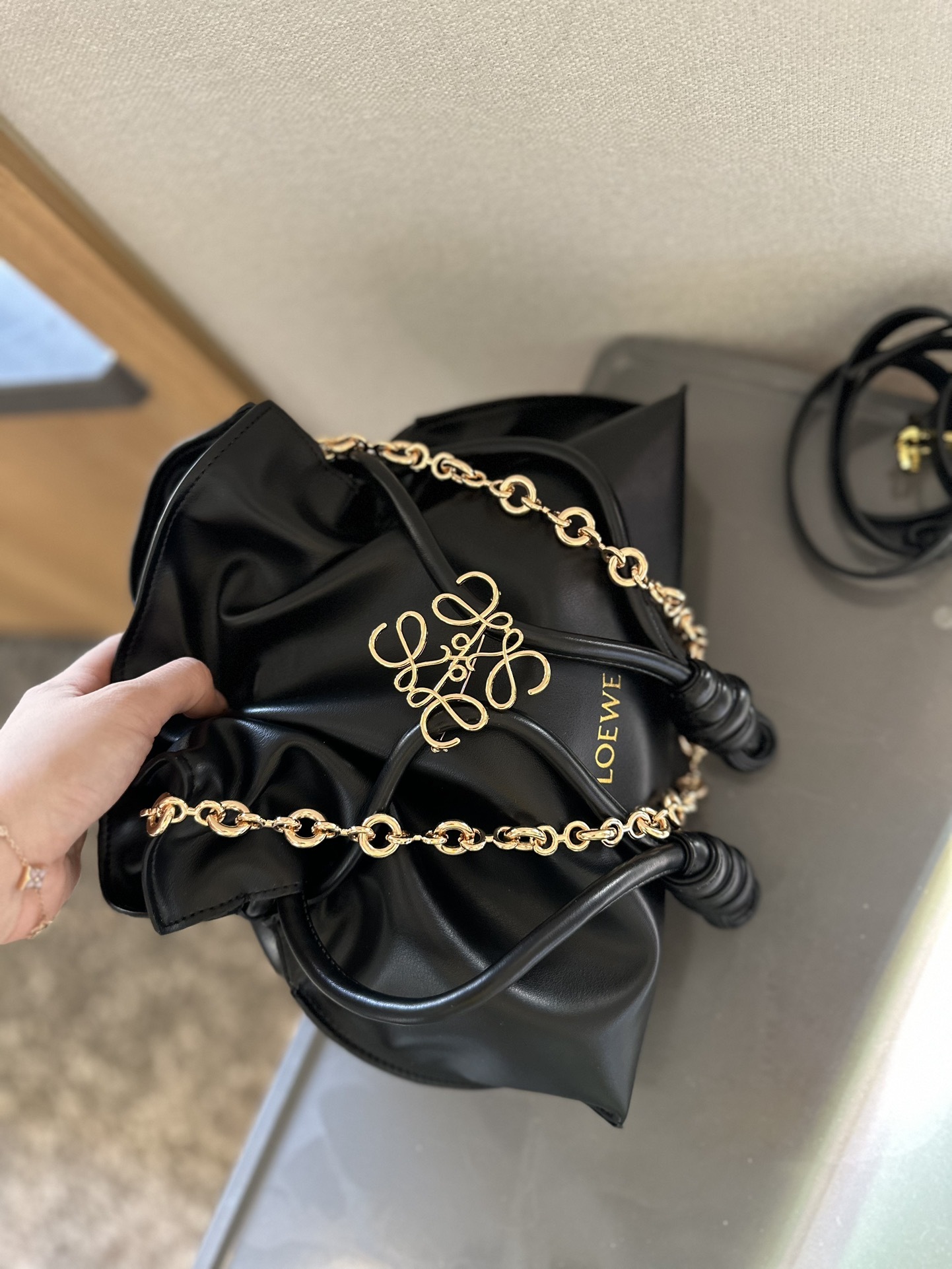 Flamenco purse in mellow nappa lambskin