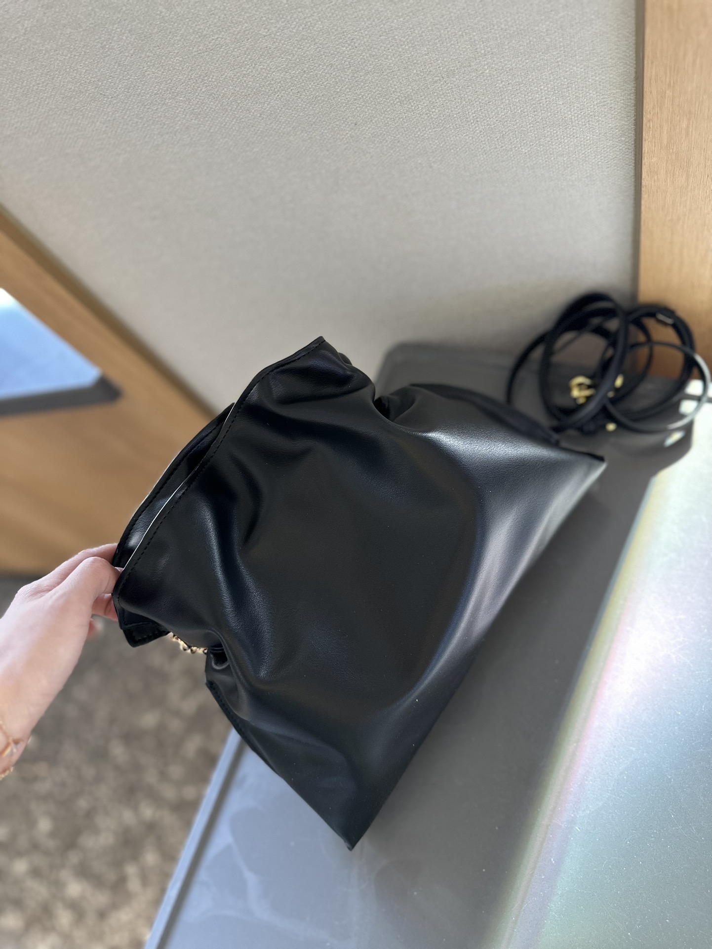 Flamenco purse in mellow nappa lambskin