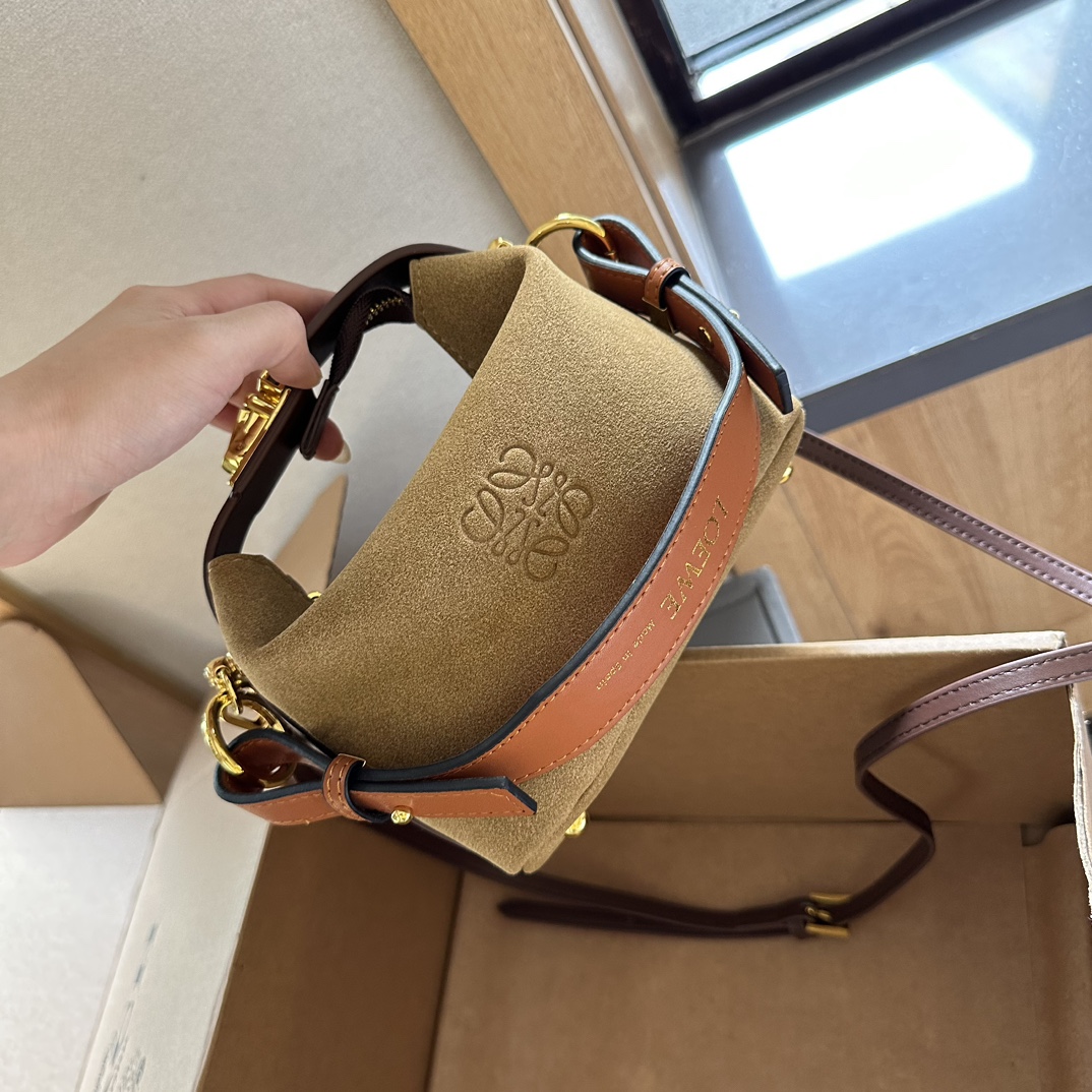 Cubi Anagram Jacquard & Calfskin Shoulder Bag