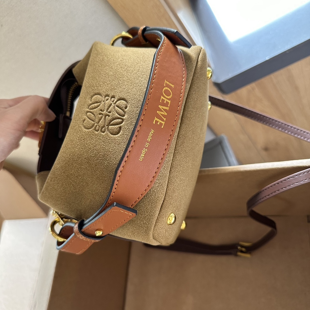 Cubi Anagram Jacquard & Calfskin Shoulder Bag