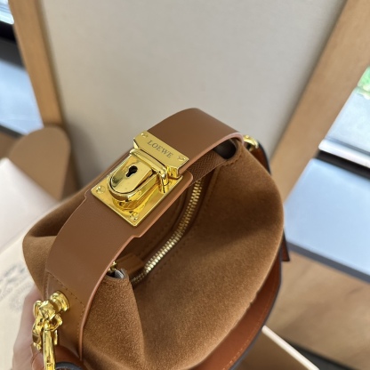 Cubi Anagram Jacquard & Calfskin Shoulder Bag