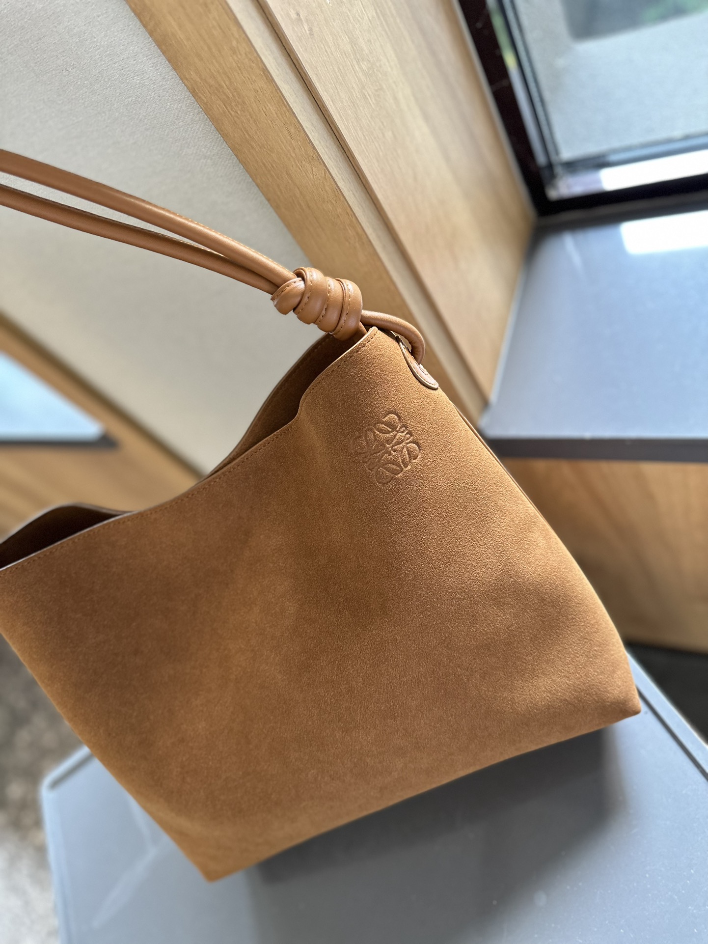 Suede Shoulder Bag