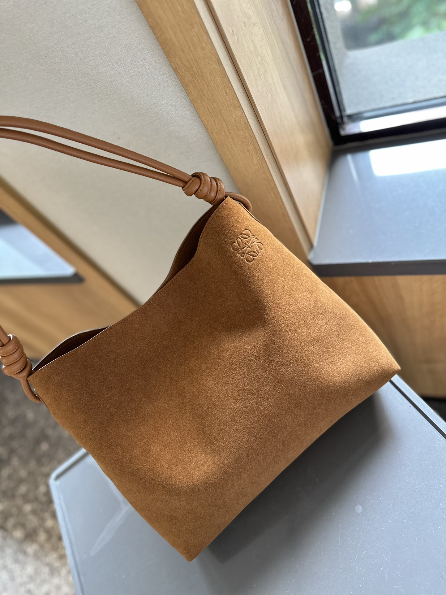 Suede Shoulder Bag