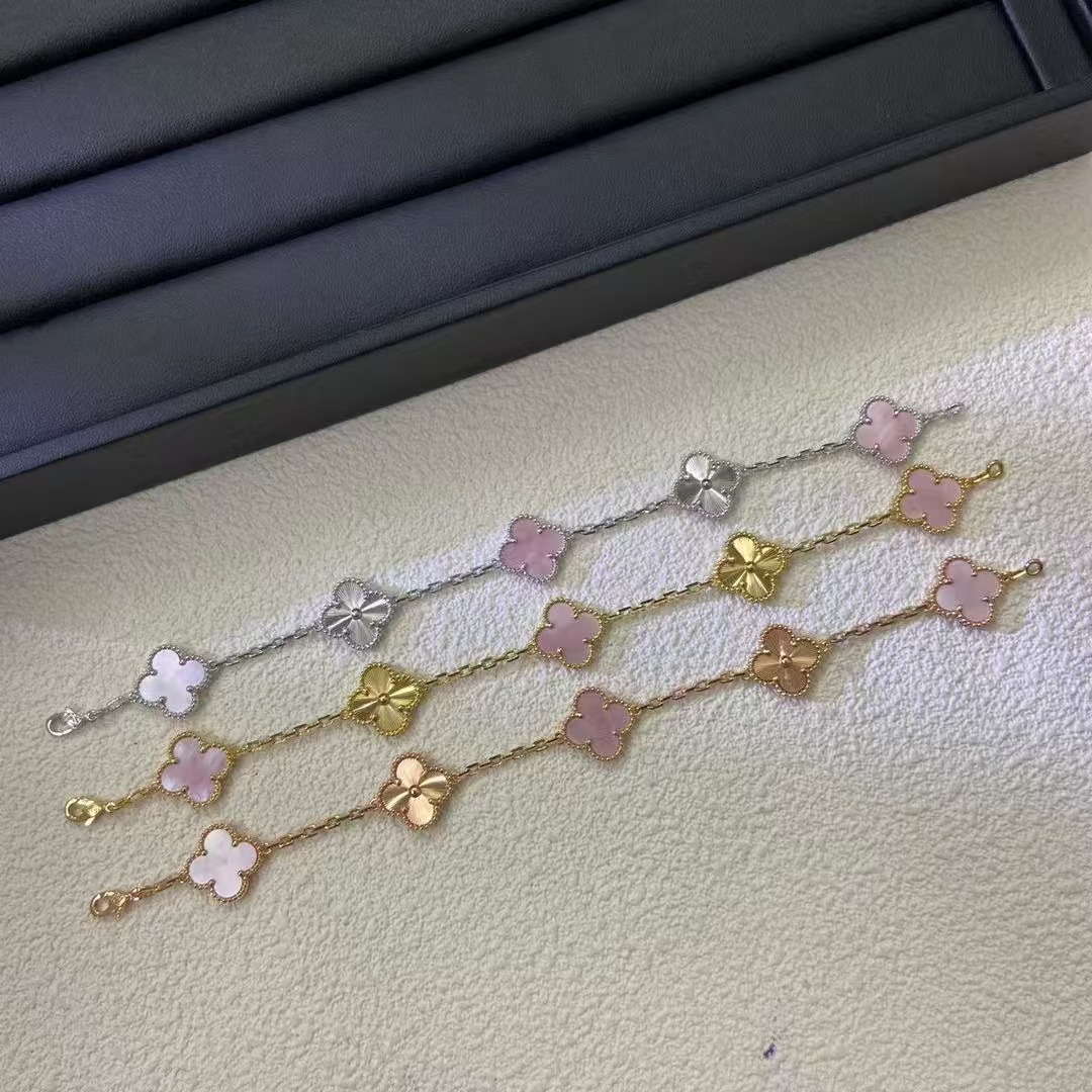 Vintage Alhambra bracelet, 5 motifs