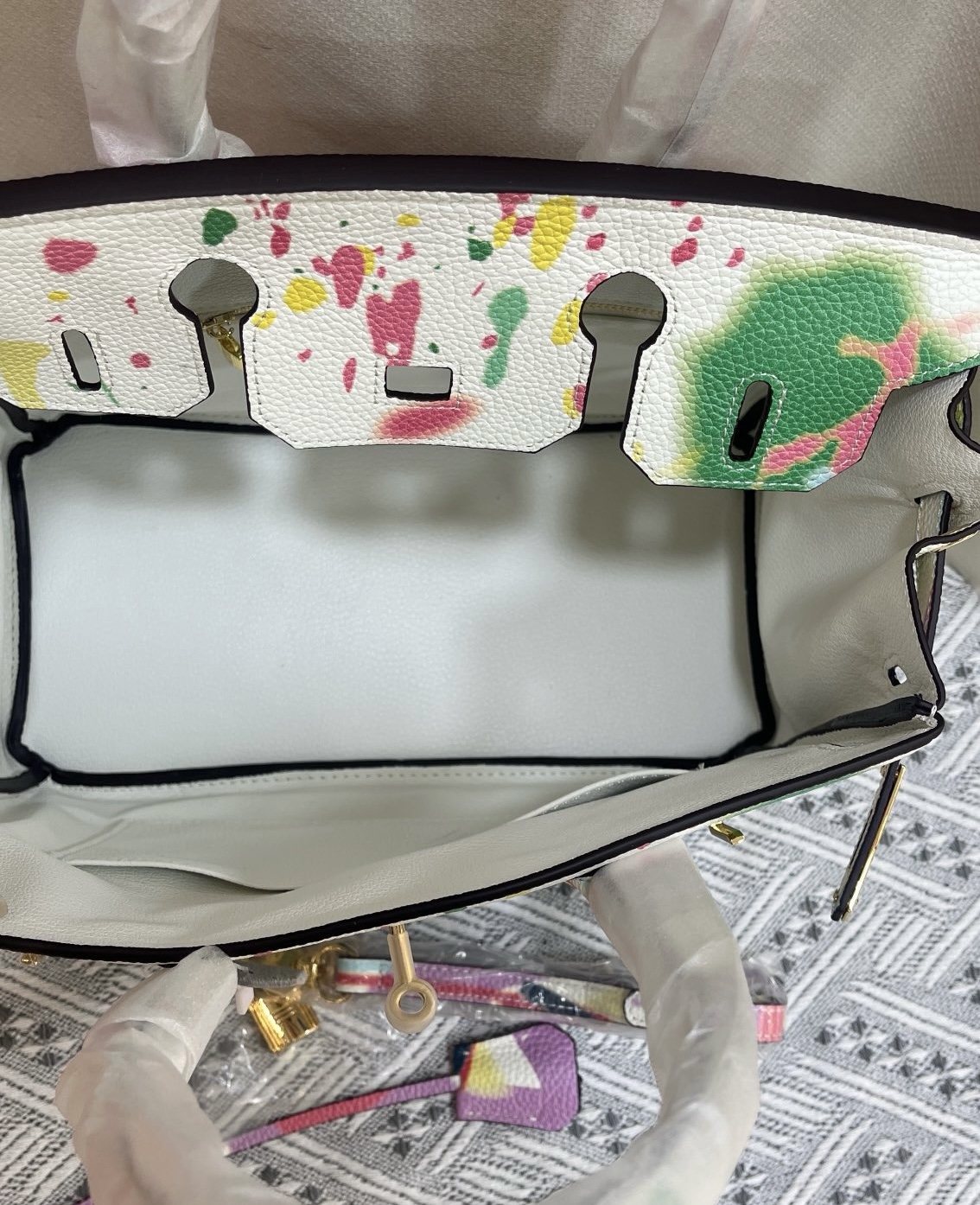 Exclusive Custom Hand-Painted Birkin 30 Bag