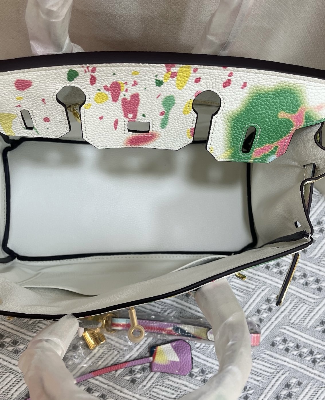 Exclusive Custom Hand-Painted Birkin 30 Bag