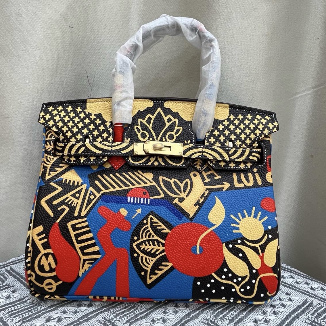 Exclusive Custom Hand-Painted Birkin 30 Bag