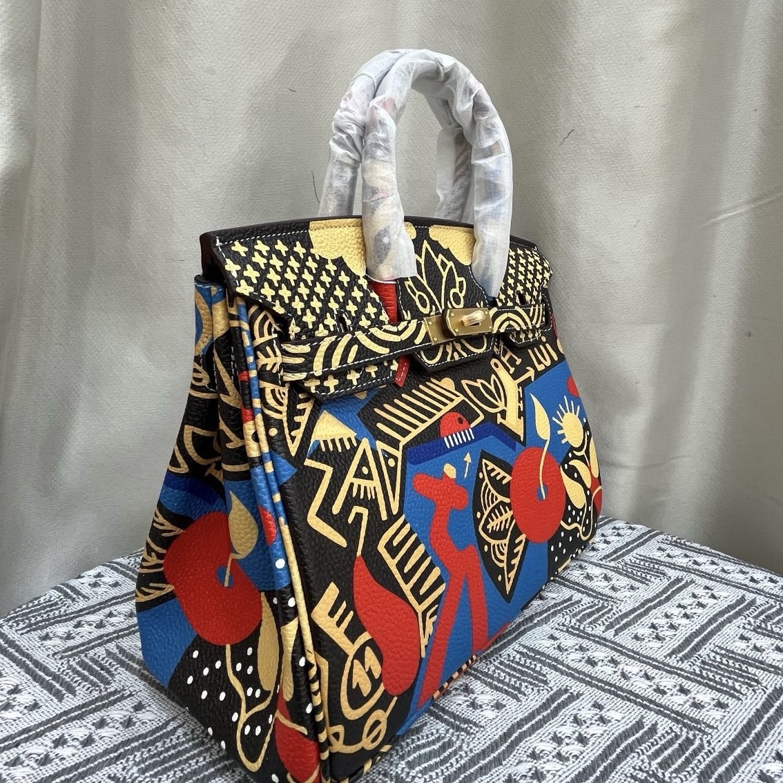 Exclusive Custom Hand-Painted Birkin 30 Bag
