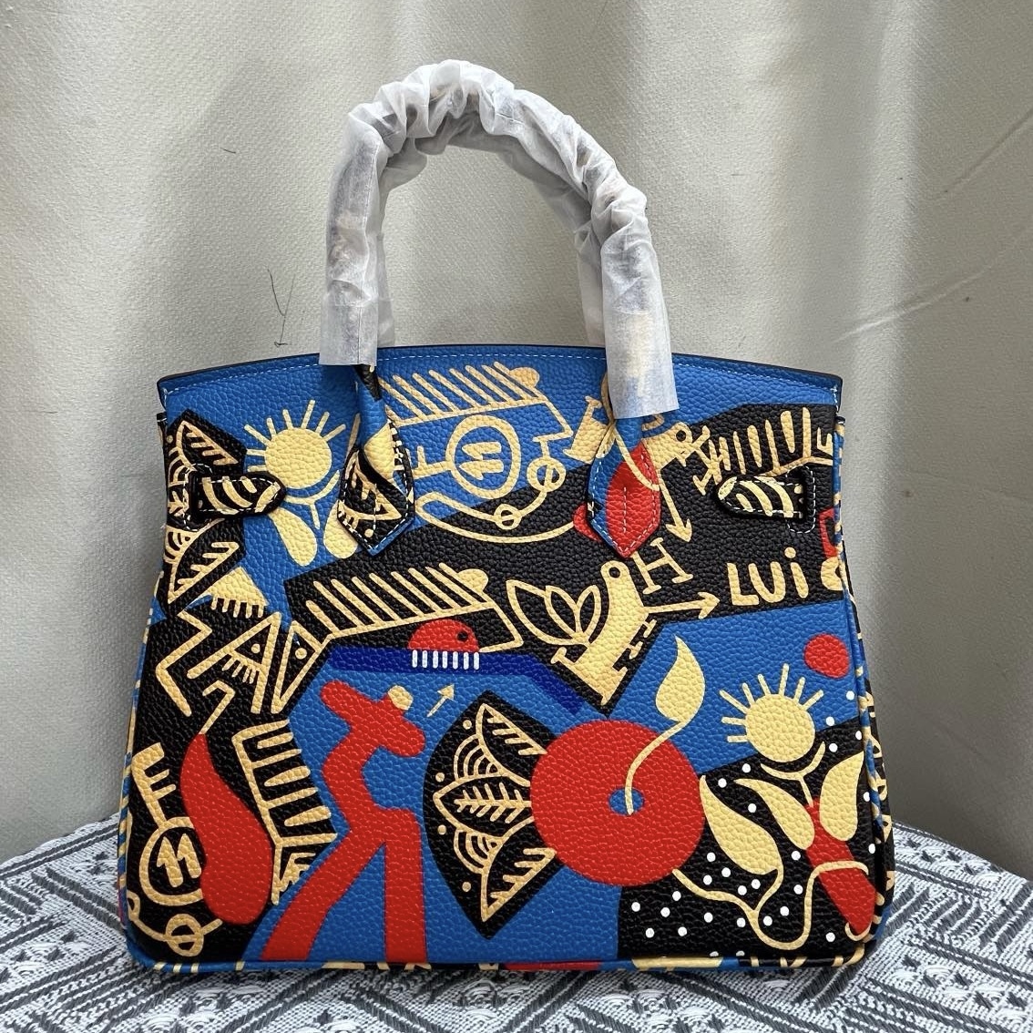 Exclusive Custom Hand-Painted Birkin 30 Bag