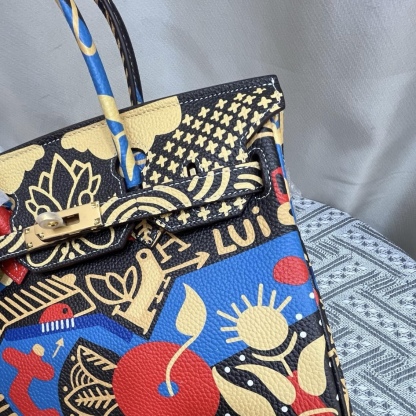 Exclusive Custom Hand-Painted Birkin 30 Bag