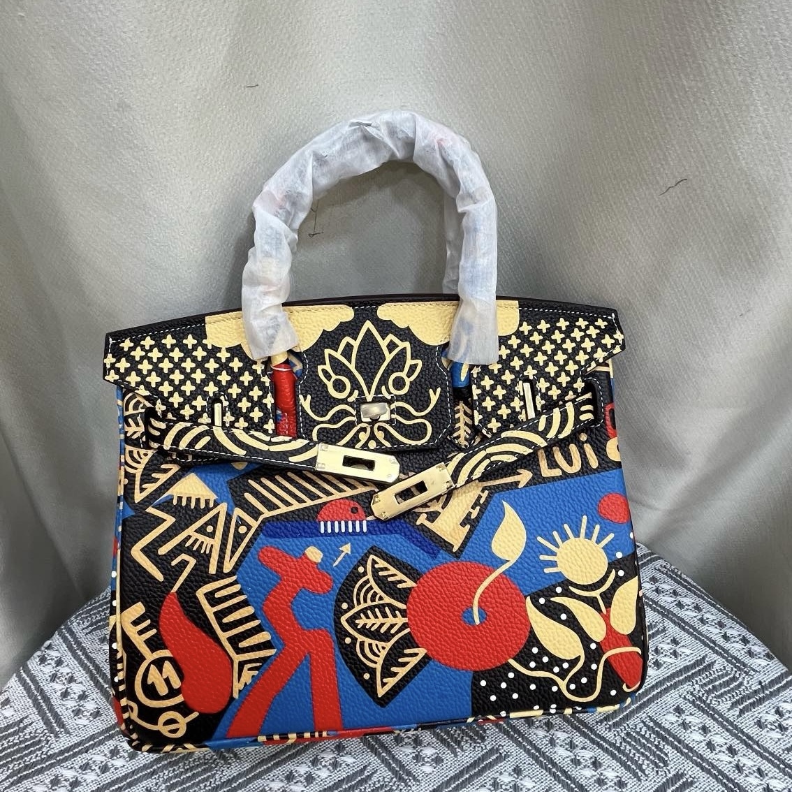 Exclusive Custom Hand-Painted Birkin 30 Bag