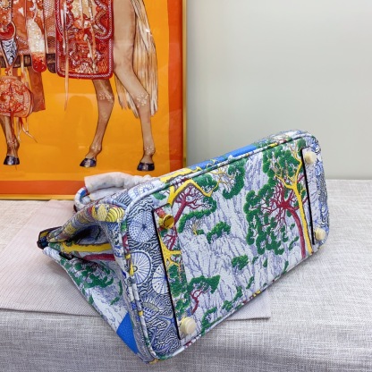 Exclusive Custom Hand-Painted Birkin 30 Bag