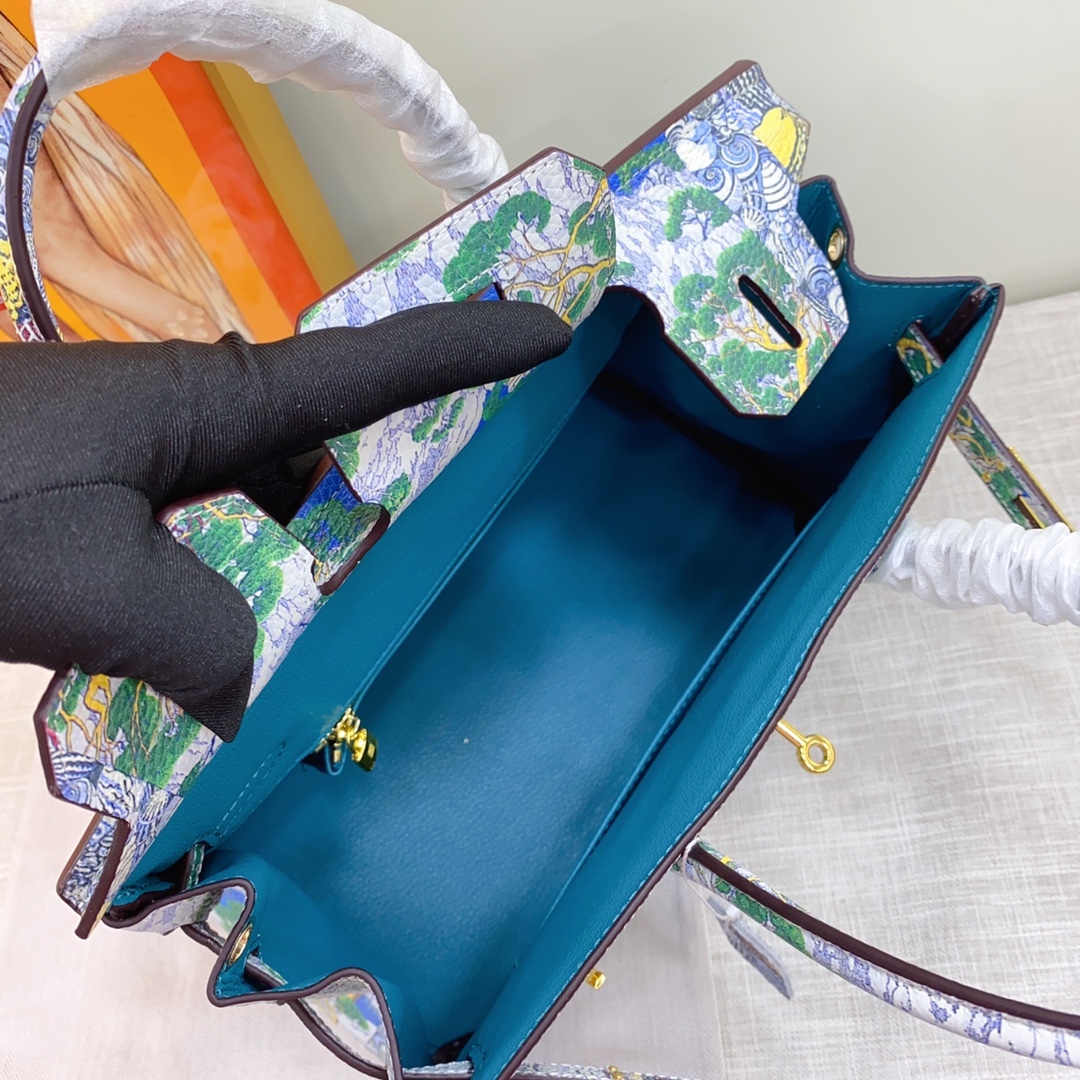 Exclusive Custom Hand-Painted Birkin 30 Bag